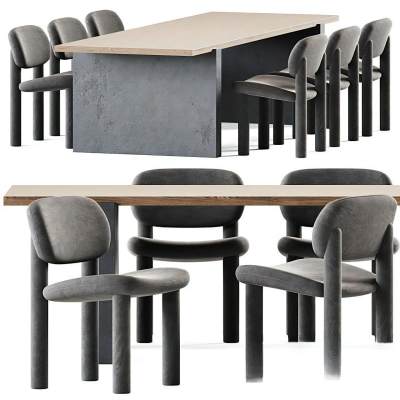 DRIADE现代餐桌椅组合